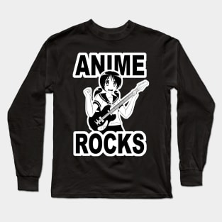 Anime Rocks! (Dark) Long Sleeve T-Shirt